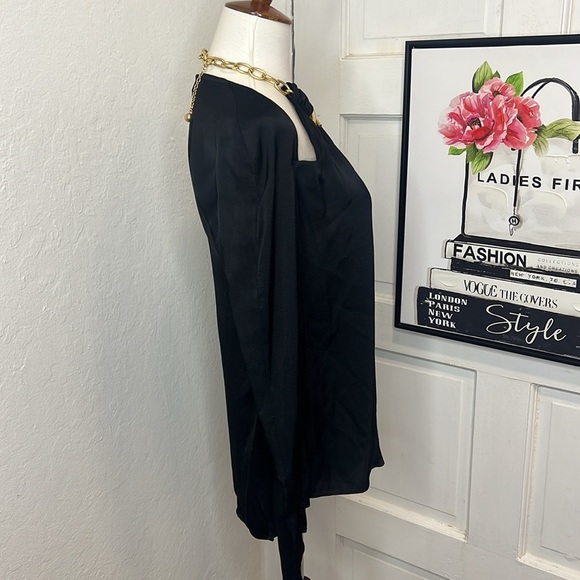 Jonathan Simkhai Krishna Top in Black & Gold Size XS - Picture 4 of 9